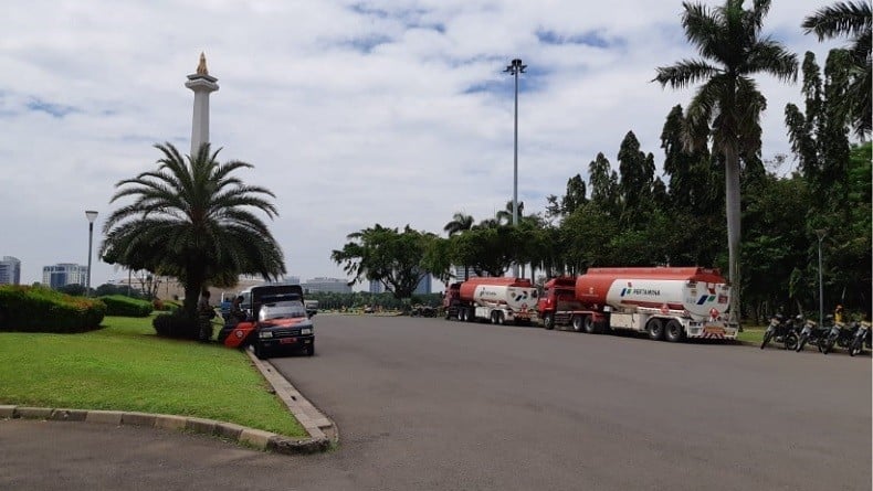 Bajak Truk Pertamina, Pendemo Berniat Membakarnya di Depan Istana