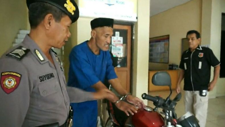 Mengaku Gila, Nama Hartono Melegenda sebagai Pencuri Motor Kelas Kakap