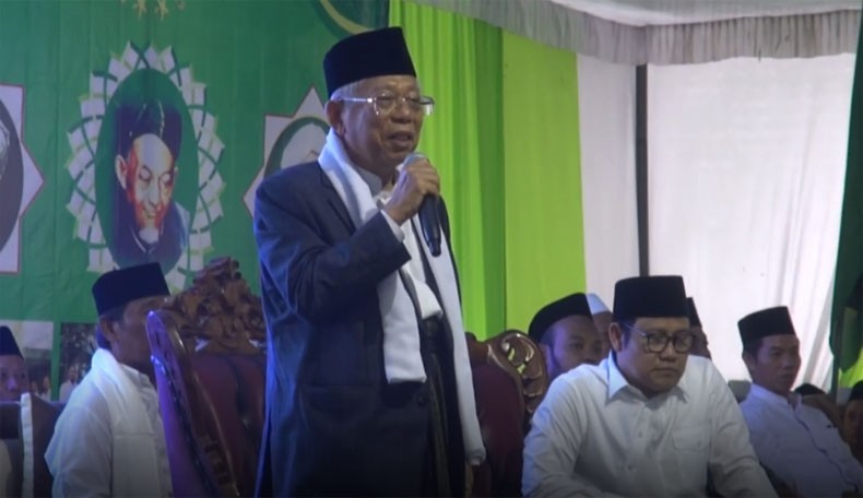 Ma'ruf Amin Berharap Suara untuk Paslon 01 di Madura Capai 60 Persen