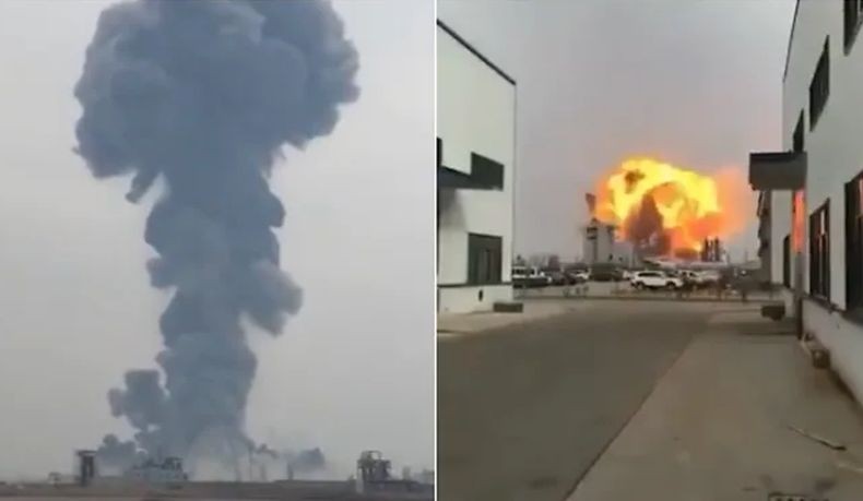 Ledakan Pabrik Bahan Kimia di China Tewaskan 6 Orang