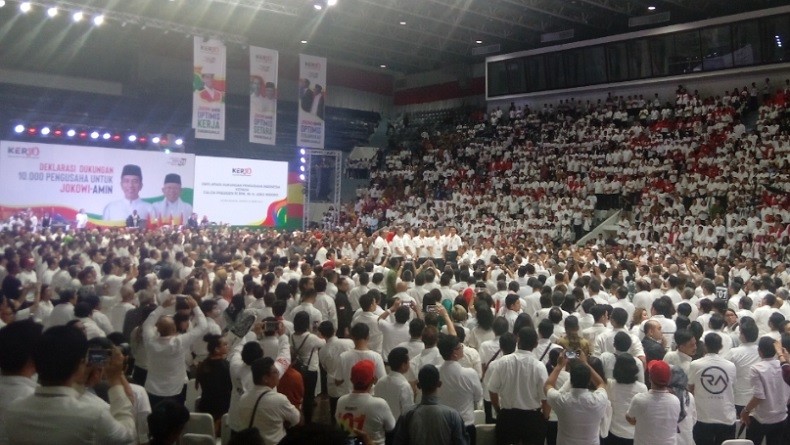 10.000 Pengusaha Deklarasi Dukung Jokowi-Ma'ruf