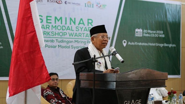 Ma'ruf: Kalau Tak Pilih Jokowi Rugi karena Akan Mulai Dari Awal Lagi