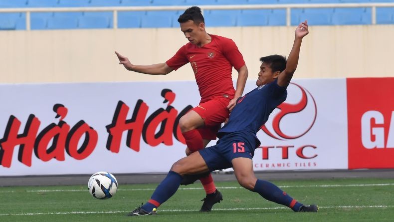 Babak I: Timnas Indonesia U-23 Tertinggal Satu Gol dari Thailand