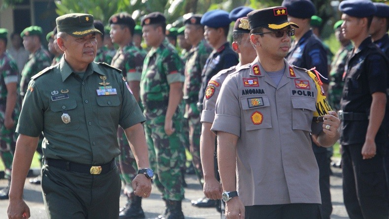 723 Personel Polres Kulonprogo-TNI Siap Amankan Kampanye Pemilu 2019