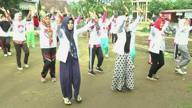 Caleg Perindo Sumsel Gelar Senam dan Pengobatan Gratis di OKU Selatan
