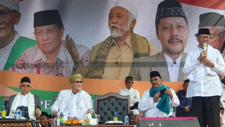 Gubernur Wahidin Serukan Warga NU Banten Dukung Ma'ruf Amin