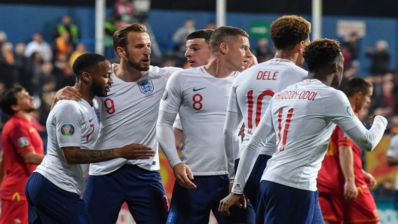 Sempat Tertinggal, Inggris Menang Telak atas Montenegro