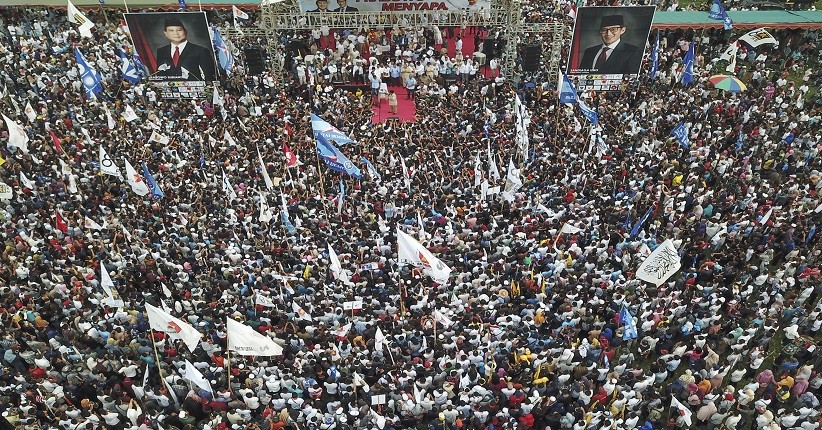 Puluhan Ribu Warga NTB  Hadiri Kampanye Akbar Prabowo di Mataram