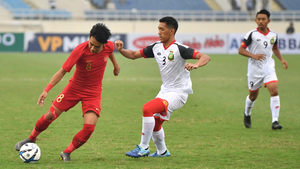 Riyandi Kartu Merah, Timnas U-23 Susah Payah Kalahkan Brunei