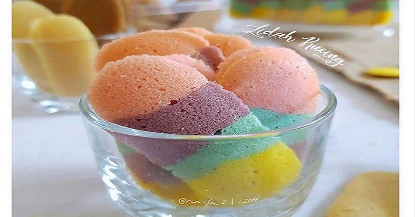 Mencicipi Lidah Kucing Rainbow, Camilan Renyah yang Berwarna-warni