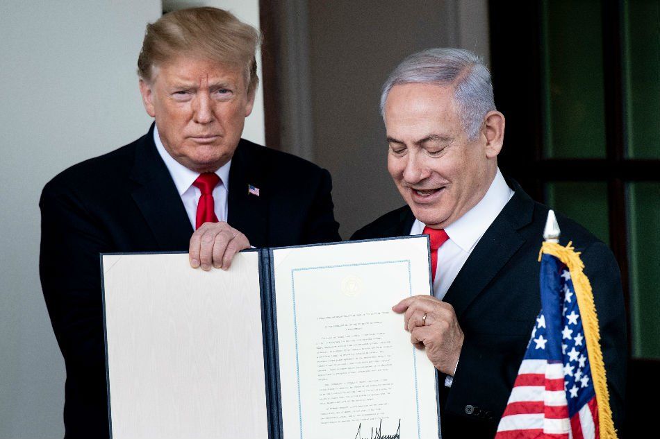 Di Samping Netanyahu, Trump Tegaskan Dataran Tinggi Golan Milik Israel