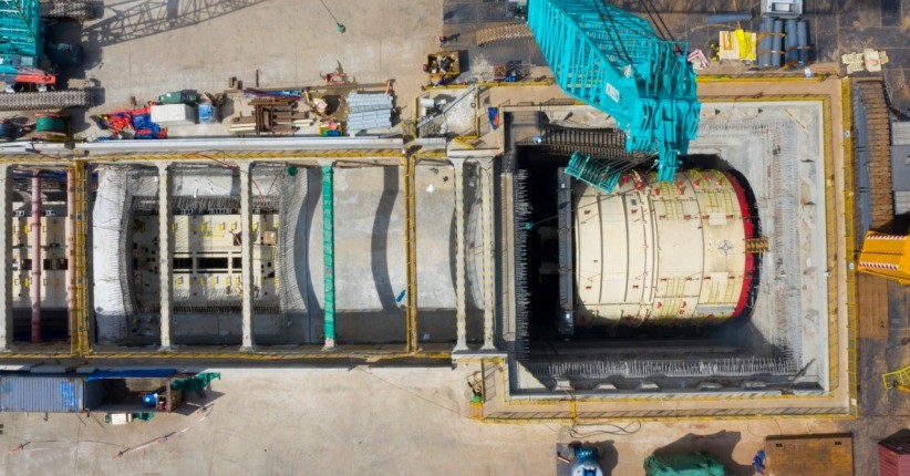 Beres Dirakit, Bor Raksasa Siap Ngebor Terowongan Kereta Cepat JKT-BDG