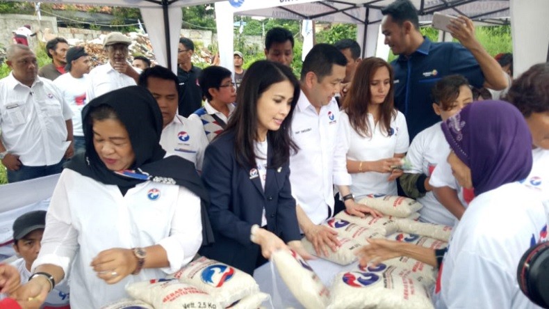 Bazar Murah di Jakpus, HT: Perindo Berjuang untuk Warga Ekonomi Lemah