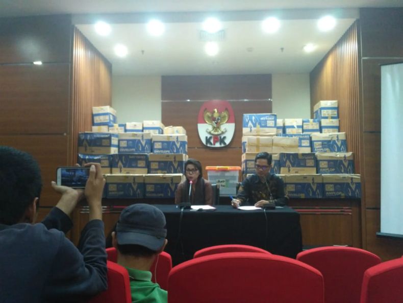 KPK Duga Uang Rp8 Miliar di 84 Kardus untuk Serangan Fajar Pemilu 2019