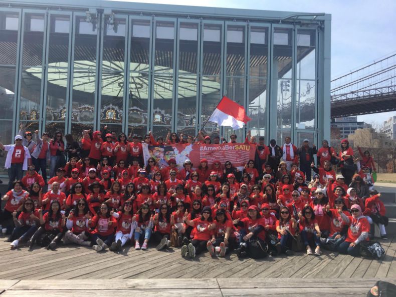 Tiga Kota di AS Cetuskan #AmerikaBerSATU untuk Jokowi-Ma'ruf Amin