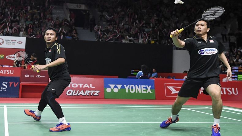 Dilibas Duo China, Ahsan/Hendra Tersingkir dari Malaysia Terbuka 2019