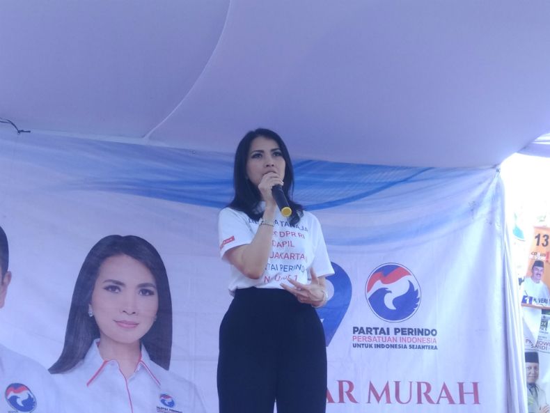 Liliana Tanaja Tanoesoedibjo Ajak Warga Jakpus Tak Golput Pemilu 2019