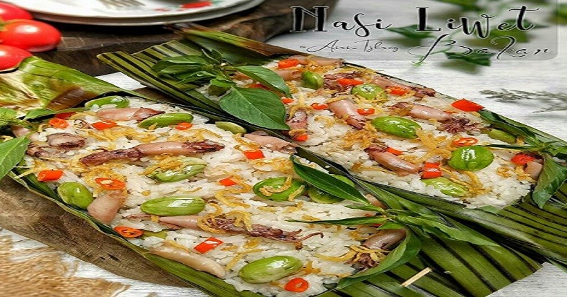 Nasi Liwet Bakar dengan Daun Pisang, Aromanya Menggugah Selera