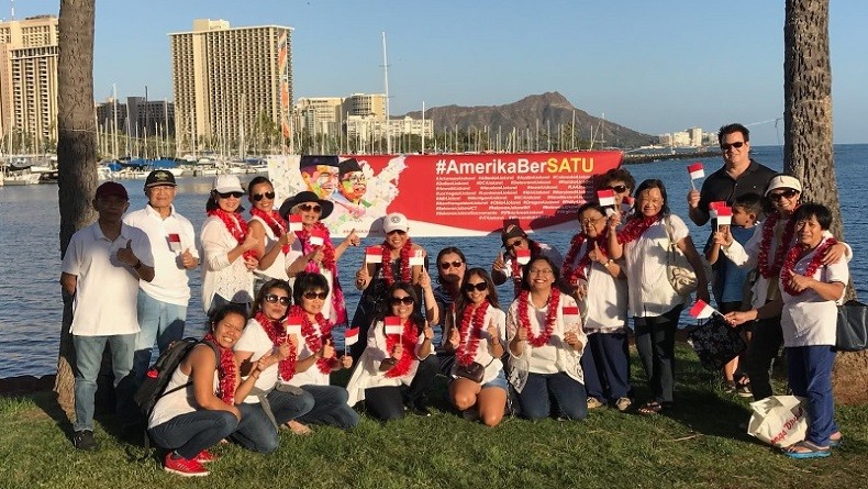 Honolulu dan Philadelphia Satukan Langkah Menangkan Jokowi-Ma'ruf