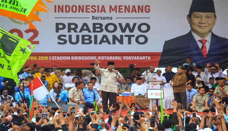 Kampanye di Yogya, Prabowo: Jaga TPS, Jangan Ada Tuyul Ikut Mencoblos