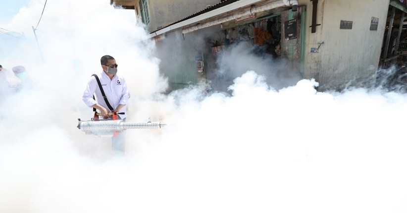 HT Terjun Fogging Serentak, Perindo Buktikan Aksi Nyata untuk Rakyat