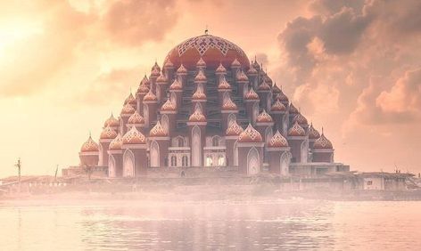 Mengintip Kemegahan Masjid 99 Kubah di Makassar yang Terlihat Unik