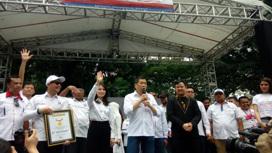 Perindo Raih 3 Rekor MURI, HT: Ini Partai yang Melakukan Aksi Nyata