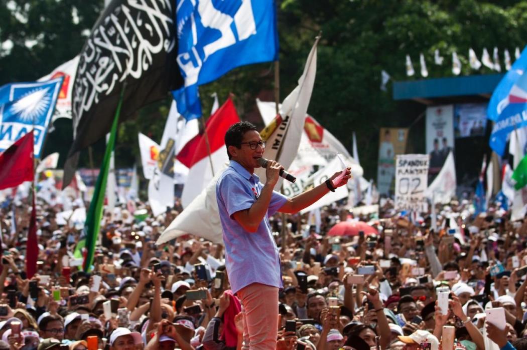 Kampanye Penutup di Tangerang, Sandi: Tak Pilih 02, Sungguh Terlalu