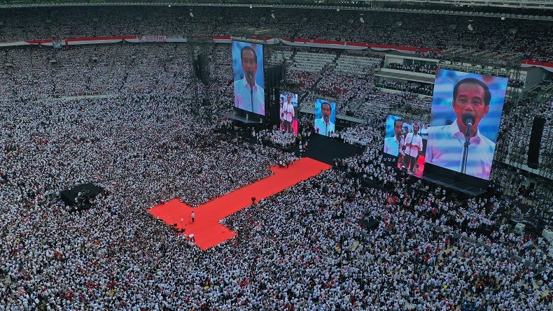 Kampanye Akbar di GBK, Jokowi : Terima Kasih Perindo, Pak Hary Tanoe