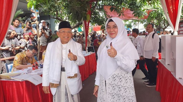 Jokowi-Ma'ruf Amin Menang Telak di TPS Keluarga Cendana