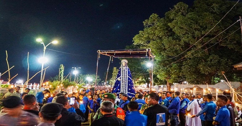 Kemeriahan Perayaan Pekan Suci di Larantuka NTT Dipadati Wisatawan