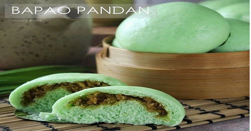 Kreasi Membuat Bakpao Pandan Isi Unti Kelapa, Rasanya Gurih