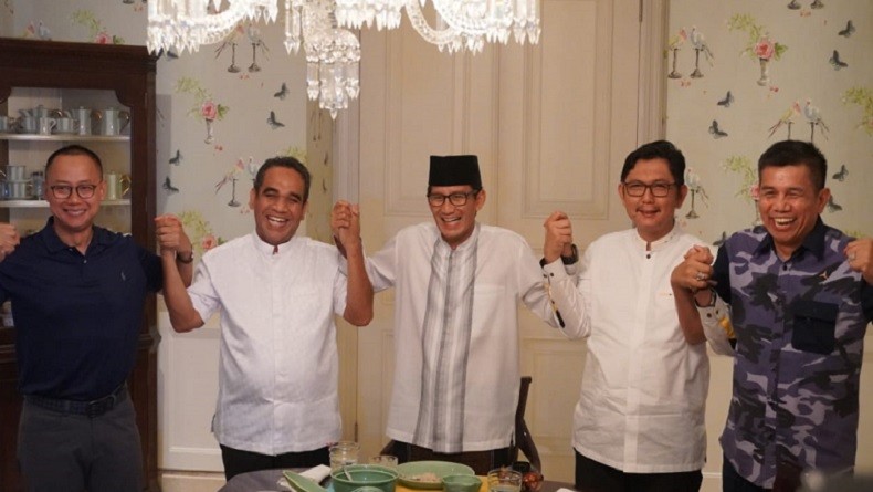 Sandi Bertemu Sekjen Parpol Koalisi, Ini yang Dibahas
