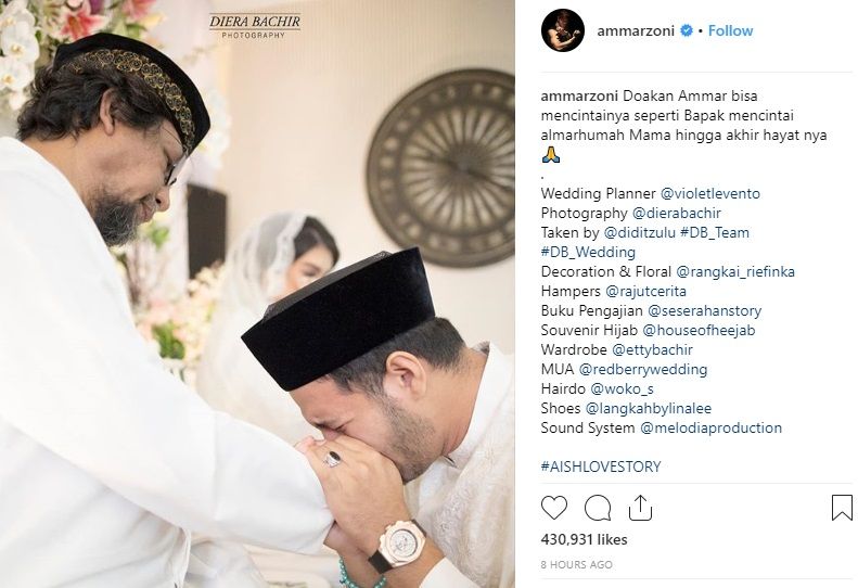 Ayah Ammar Zoni Meninggal Dunia usai Menderita Kanker Stadium 4