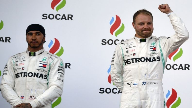 Juara GP Azerbaijan, Bottas Akui Hamilton Memberinya Tekanan