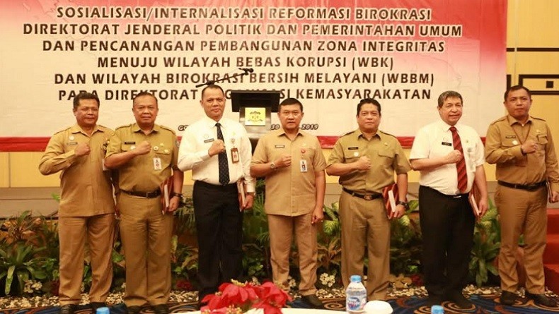 Reformasi Birokrasi, Kemendagri Canangkan Zona Integritas