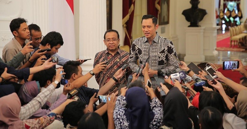Bertemu Jokowi di Istana, AHY: Kami Membahas Masa Depan Indonesia