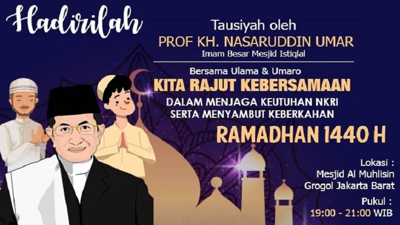 Malam Ini Ulama-Umaro Jakbar Silaturahmi Dihadiri Imam Masjid Istiqlal