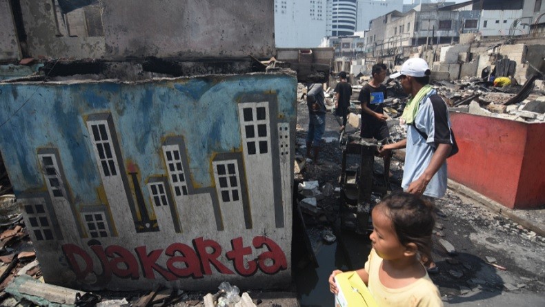 Anies Siapkan Rumah Susun untuk Korban Kebakaran Kampung Bandan