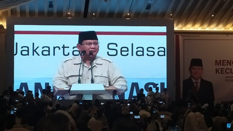 Prabowo: Kami Menolak Hasil Penghitungan Pemilu yang Curang
