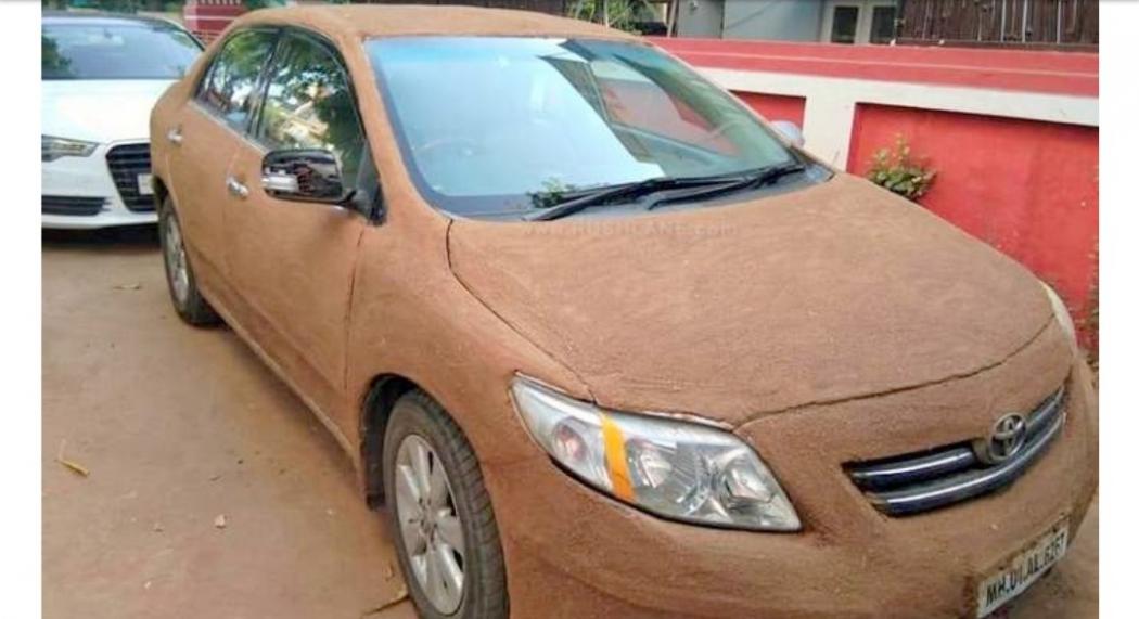 Kabin Kendaraan Ingin Dingin, Pria di India Balurkan Kotoran Sapi di Mobil 