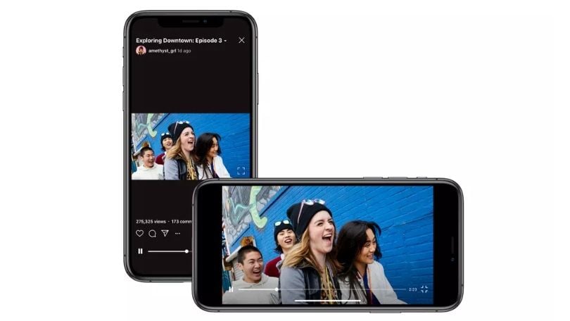 IGTV Instagram Kini Mendukung Video Lanskap