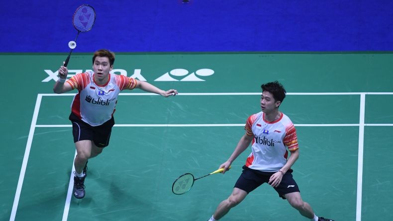 Kevin/Marcus Kalahkan Kamura/Sonoda, Indonesia Memimpin 1-0