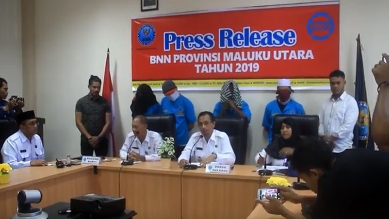 BNNP Malut Tangkap 4 Orang Jaringan Narkotika, 1 di Antaranya Caleg NasDem