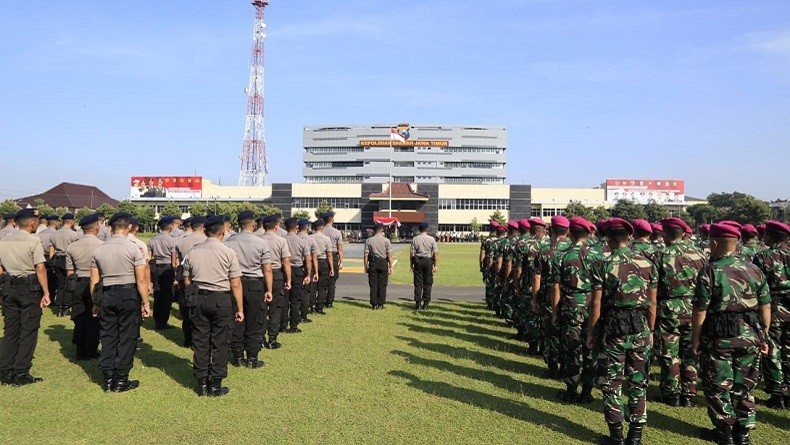 9.761 Pasukan Siaga Penuh untuk Pengamanan Mudik Lebaran 2019 di Jatim