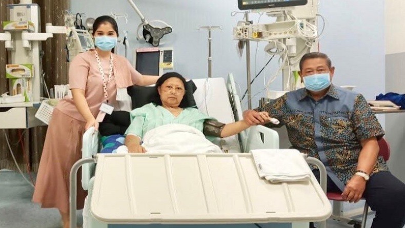 Jumat Pagi, Kesehatan Ani Yudhoyono Sedikit Memburuk