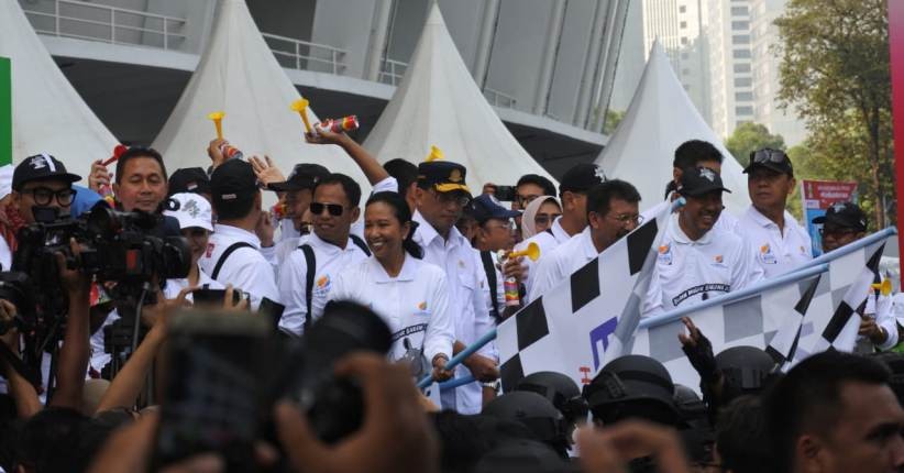 Menteri Rini Lepas 526 Bus Mudik Bareng BUMN 2019