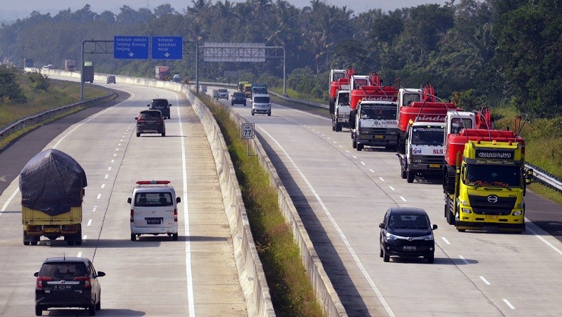 1,53 Juta Kendaraan Lintasi Jalan Tol Trans Sumatera hingga H+1 Lebaran