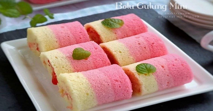 Stok Kue Lebaran Menipis, Yuk Berkreasi Membuat Bolu Gulung Mini