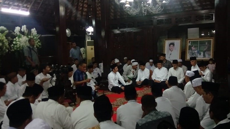 Hadiri Tahlilan di Cikeas, Airlangga Ingat Peran Ani Yudhoyono di Kemenperin